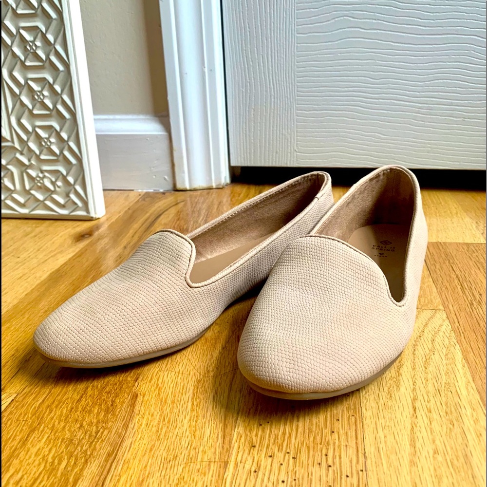 Call It Spring Vegan Nude Ballet Flats